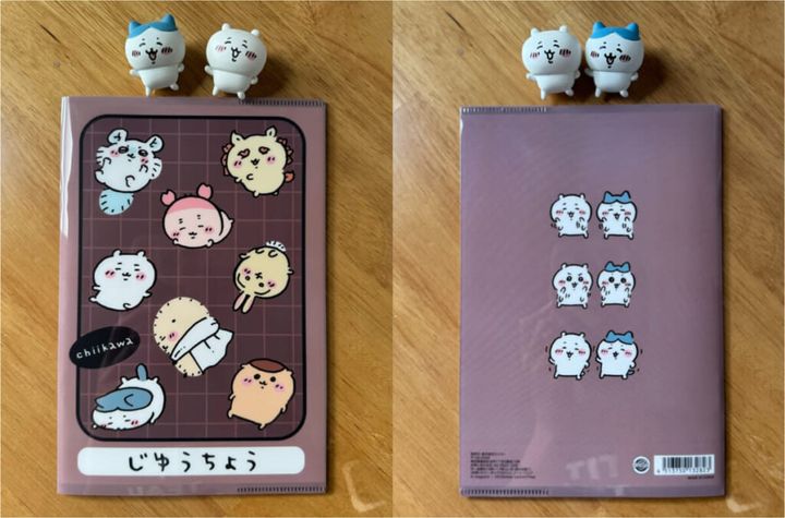 ちいかわ100均グッズ「カバー付きノート」