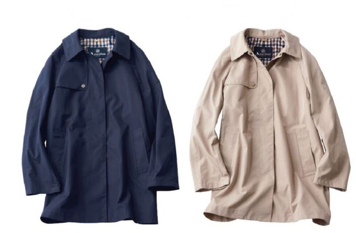 アクアスキュータムのAラインステンカラーコート