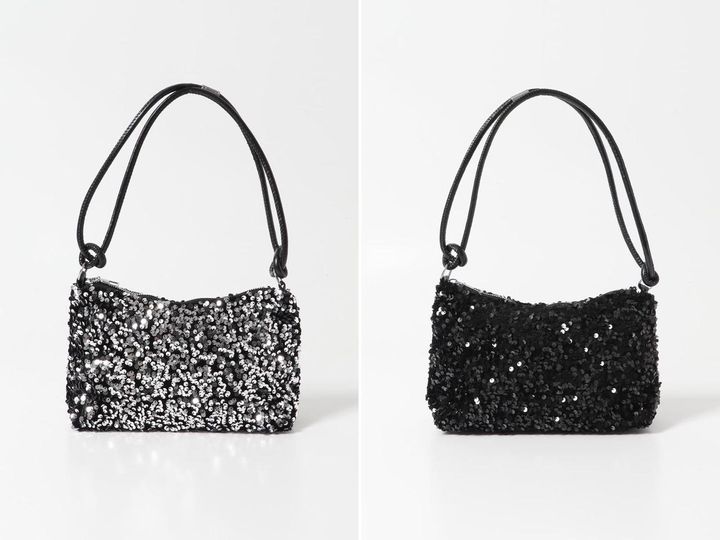 画像: 「スパンコールショルダーバッグ」[縦15×横29×マチ9cm]各￥7,700 出典：アーバンリサーチ ロッソ