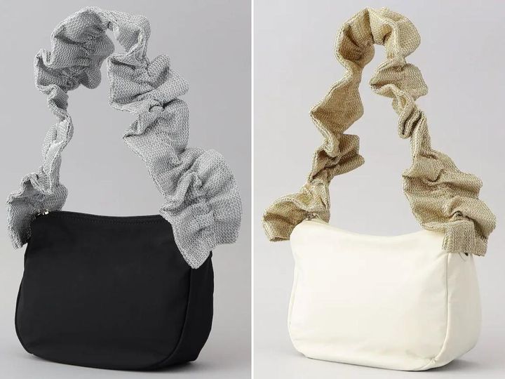 画像: 「別注 ラメ フリル ラウンド ショルダーバッグ/フリルバッグ」[縦17×横22×マチ9cm]各￥7,700【キャセリーニ×フリークス ストア】 出典：フリークス ストア