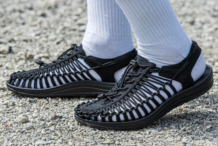 ユニークをはく