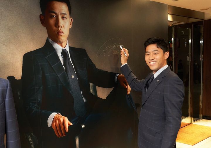 遠藤航、「⾃分らしさ」の定義とは…日本代表とパートナーシップ25周年『ダンヒル』のイベントで語る