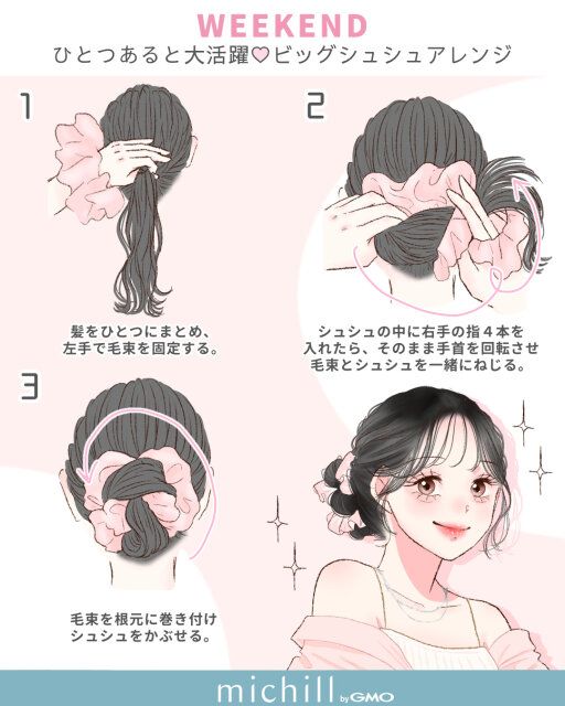 WEEKEND 簡単に華やぐビッグシュシュアレンジ