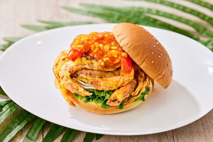 「シンガポールダブルチリクラブバーガー」