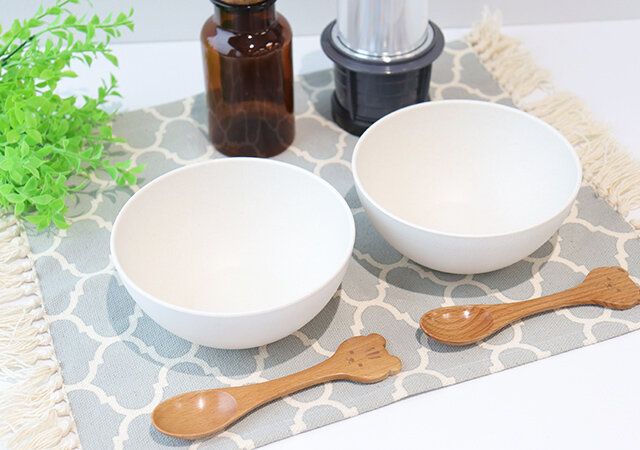 セリアの木製スプーン くま・りすのレイアウト