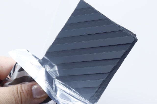 セリア 銀イオン抗菌シート ストライプ柄 小さめサイズ 40枚入 内容量