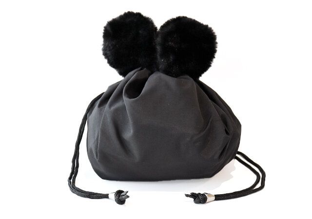 イガリシノブ 巾着ポーチ 正面