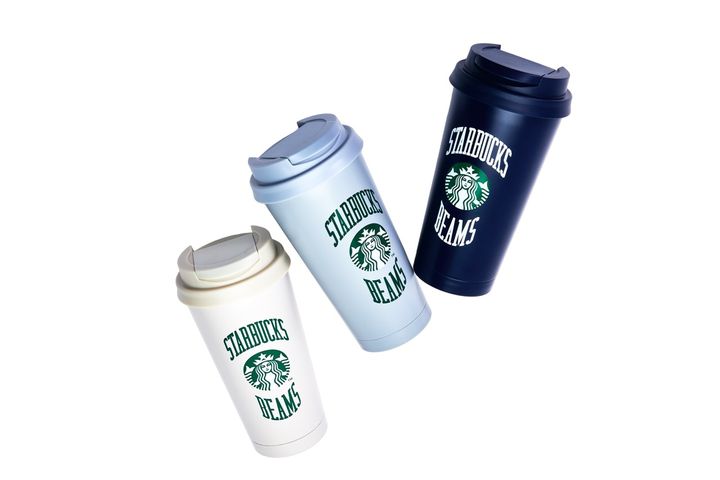 画像: 【BEAMS】「リサイクルステンレスTOGOロゴタンブラー College Design 473ml」（グレー、ベージュ、ネイビー）各￥5,500（税込）※本体にリサイクルステンレスを約80％使用しています