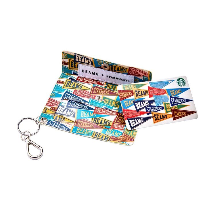 画像: 【BEAMS】「ミニマルケース付きスターバックス カード Pennant Design」￥3,400（税込）※スターバックス カードは2000円入金済です