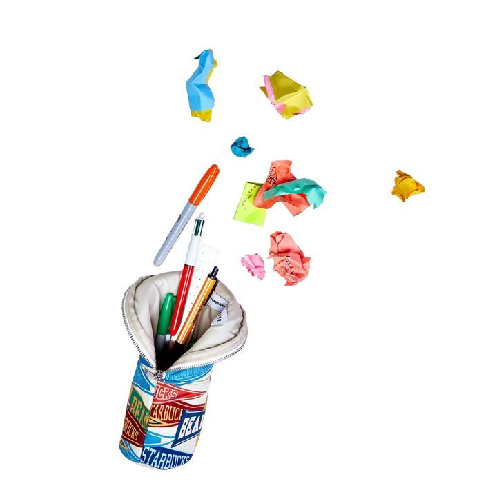 画像: 【BEAMS】「マルチケース Pennant Design」（ベージュ、オレンジ）￥4,000（税込）