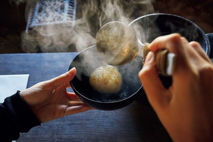 静岡・修善寺〈羅漢〉焼きおに茶漬け