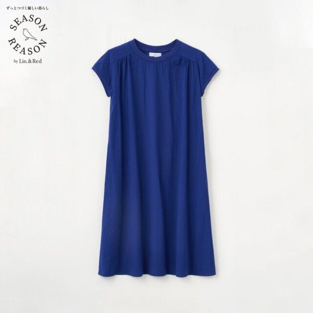 2024夏しまむらSEASON REASONフレンチスリーブワンピース