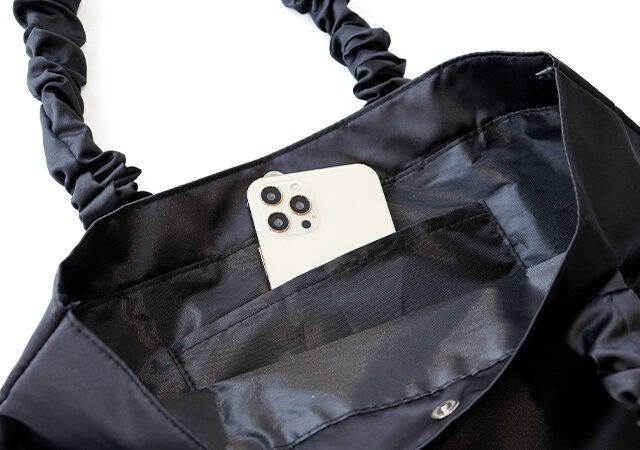 リボントートバッグ 内ポケット