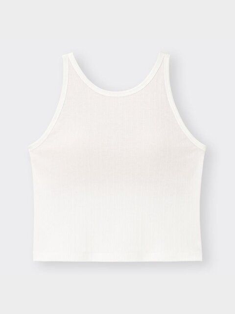 GU ブラフィールクロップドアメリカンスリーブタンクトップ