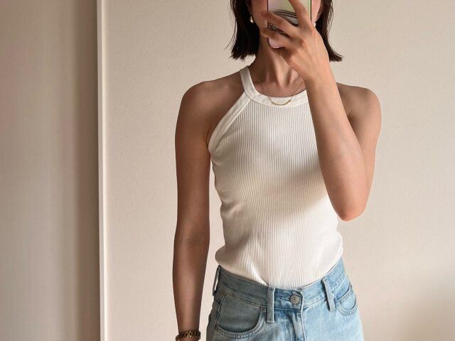 ユニクロホルターネックブラタンクトップの着用感