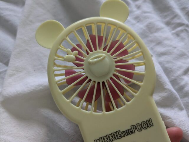 くまのプーさん2WAYハンディー扇風機
