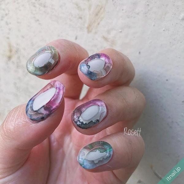 Rosett BY broocHが投稿したネイルデザイン [photoid:I0107409] via Itnail Design (735584)