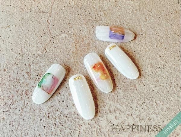 HAPPINESSが投稿したネイルデザイン [photoid:I0127224] via Itnail Design (735581)
