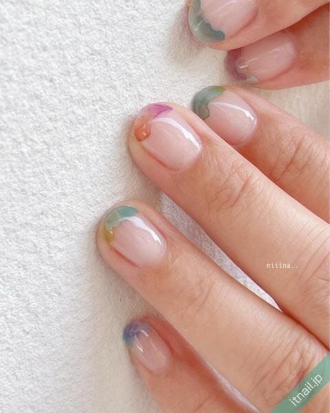 a little salon niiinaが投稿したネイルデザイン [photoid:I0121286] via Itnail Design (735579)