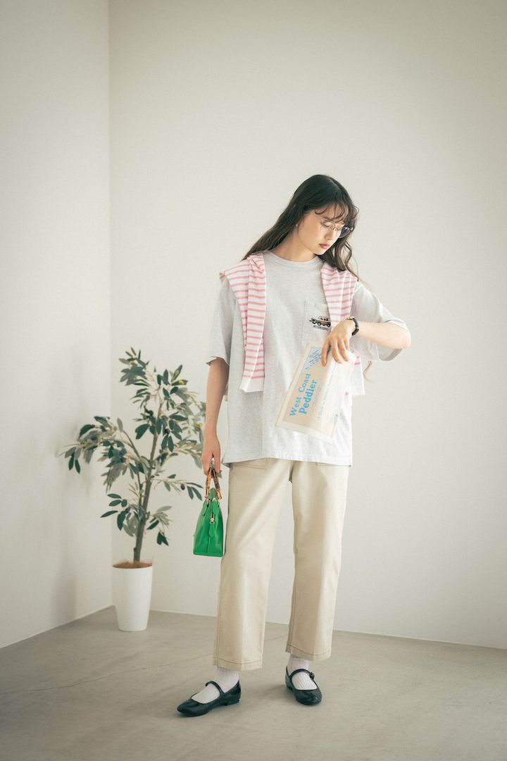 上級者の“Tシャツレイヤード”スタイル5選。ワンランク上のお洒落が叶う【FUDGE FRIEND おしゃれさんの毎日コーディネート】