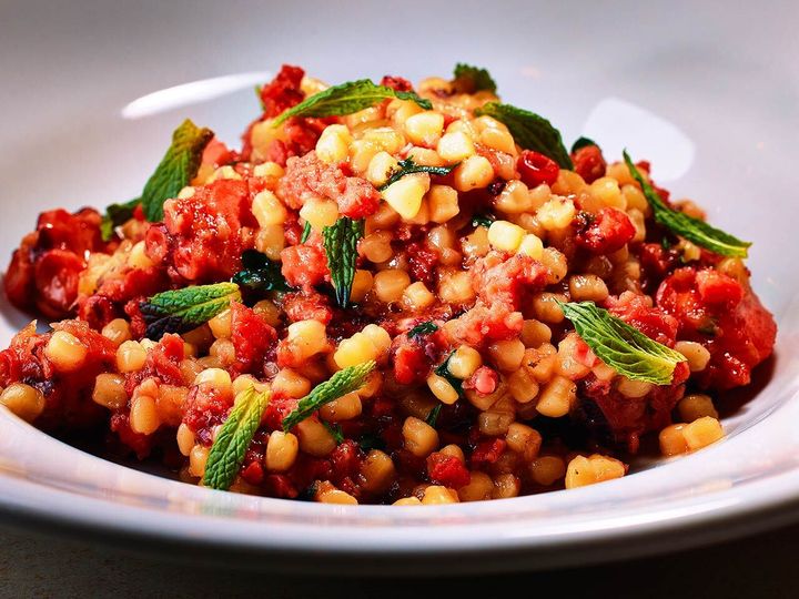 都立大学『marble』の「フレーグラ タコの煮込み」