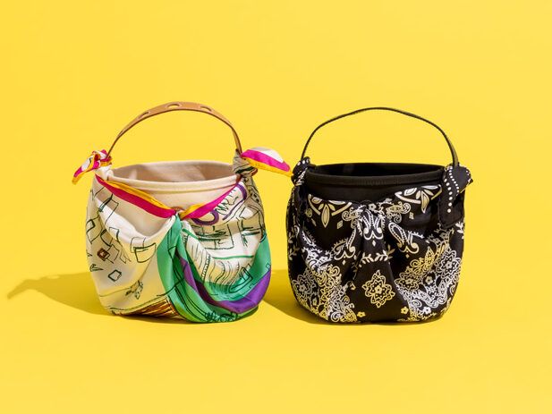 ONOFFゴルフに大活躍！ いつでもおしゃれなスカーフバッグ