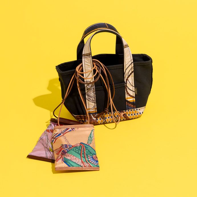 ONOFFゴルフに大活躍！ いつでもおしゃれなスカーフバッグ