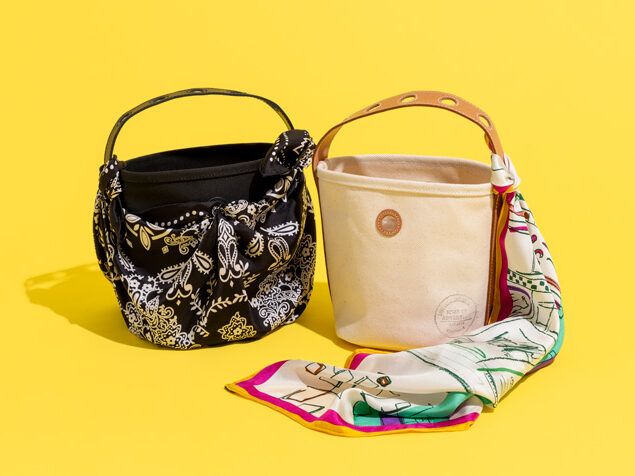 ONOFFゴルフに大活躍！ いつでもおしゃれなスカーフバッグ