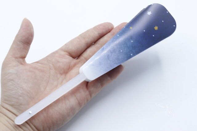 セリアのプラスチック扇子 星座柄