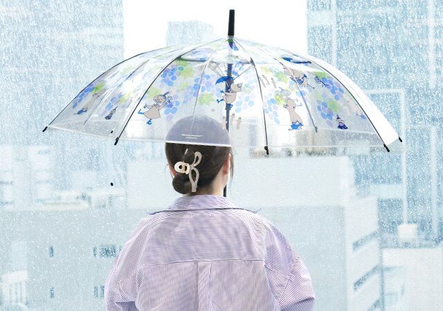 ムーミン付録傘 憂鬱気分も晴れやか