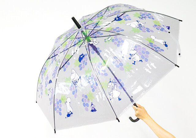 ムーミン付録傘 開いた状態