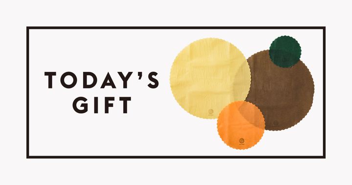 〈aco wrap〉のみつろうラップ