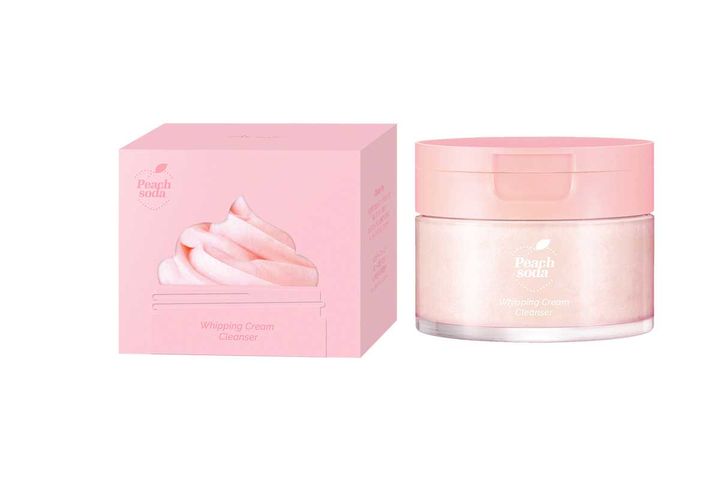 ピーチソーダホイッピングクリームクレンザー