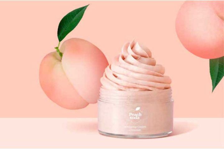 ピーチソーダホイッピングクリームクレンザー