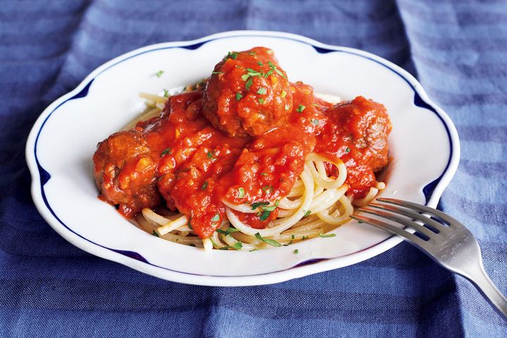 ごろごろミートボールスパゲッティ