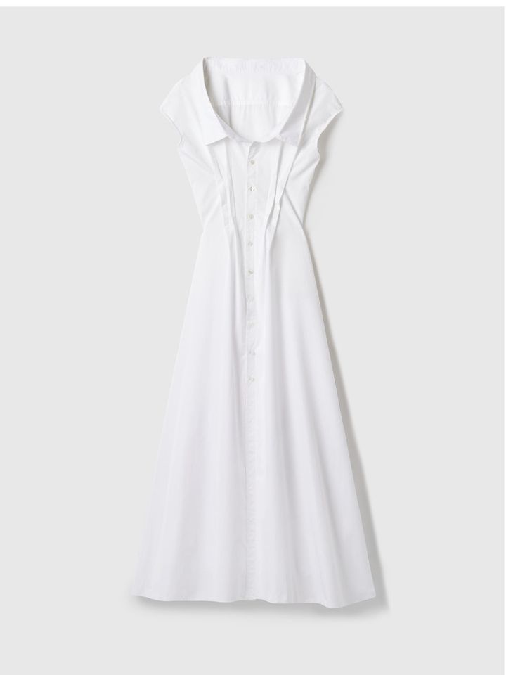 画像: 【Gap】「ホワイトポプリンシャツドレス」￥19,900（税込）※数量限定、無くなり次第終了