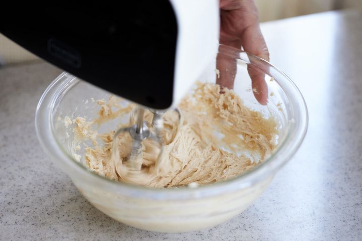 バターを混ぜる