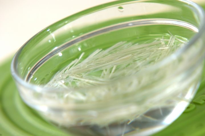 クレソンのサッパリ塩レモンサラダの下準備2