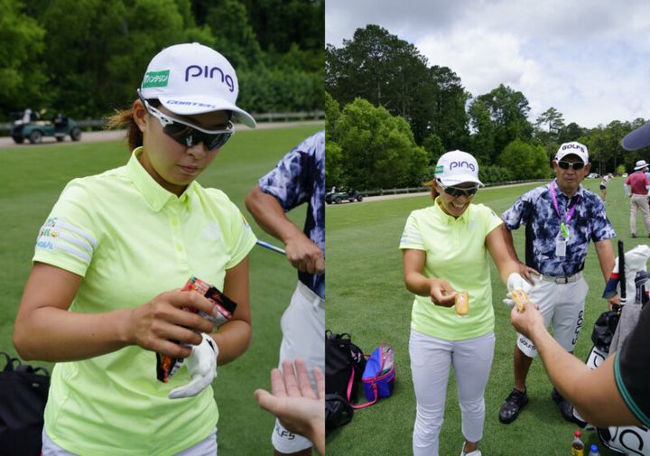 渋野日向子の“お菓子”ラインナップ！全12種類を大公開