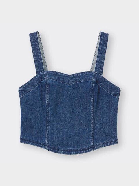 GU デニムビスチェ