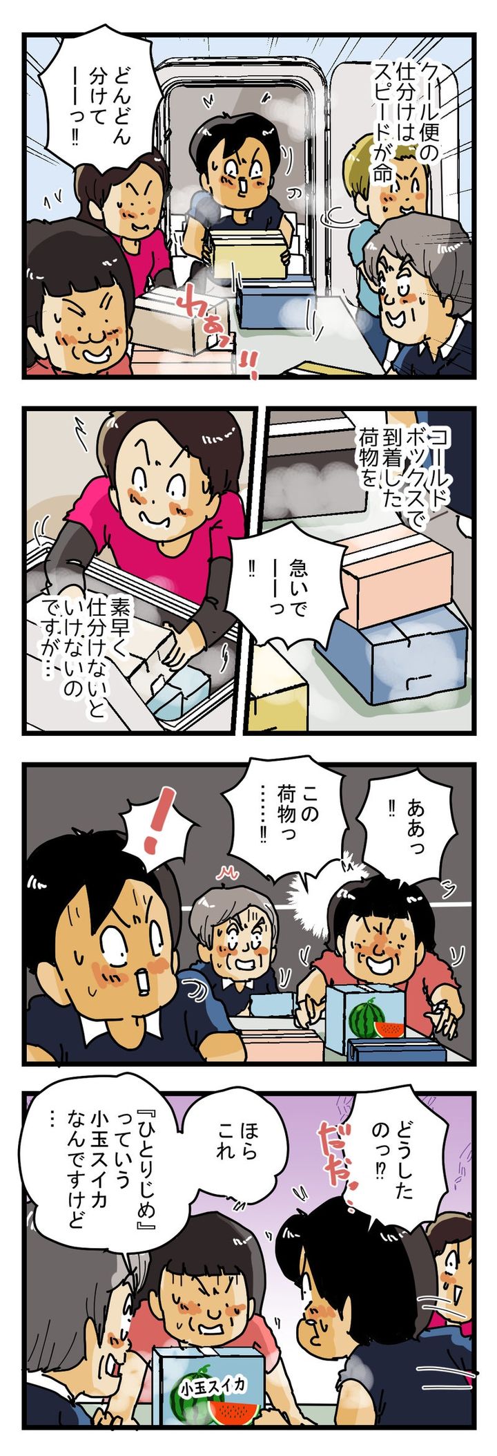 『クール便の仕分け』 実はこんなふうに行われている…