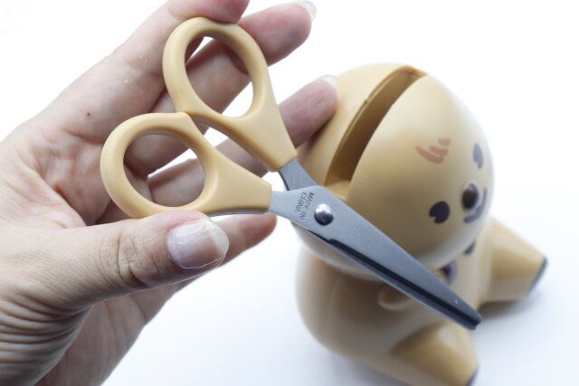 ダイソー キャラクターはさみ（クオッカ、スタンド付） はさみ