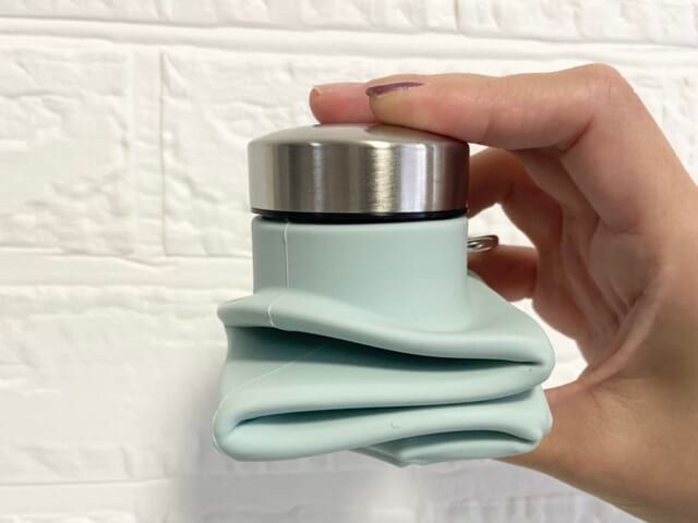 3COINS 折り畳みボトル 折り畳んだ状態 