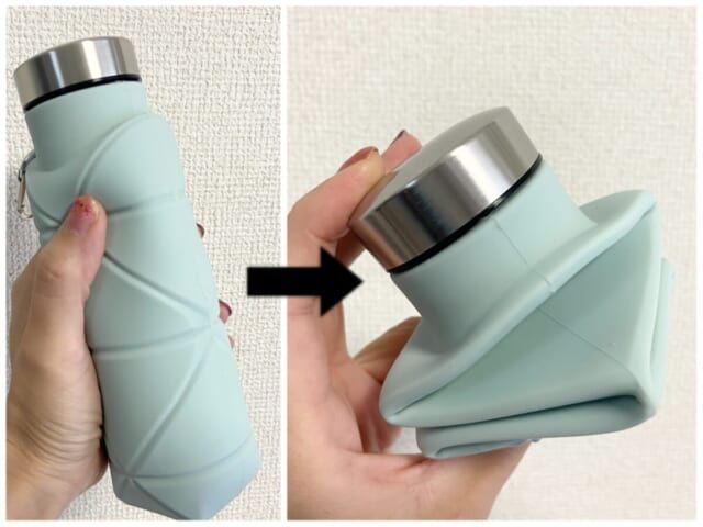 3COINS 折り畳みボトル 新商品