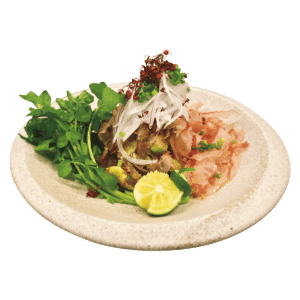 神場のアボカドとみょうがのサラダ