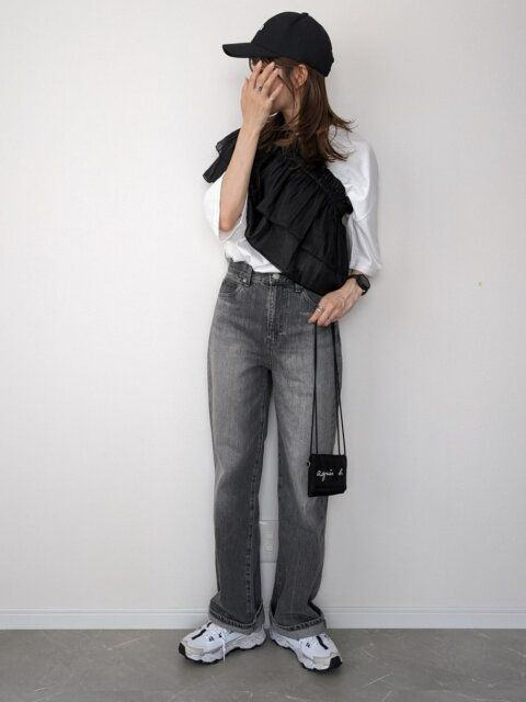 モノトーンのコーデ1