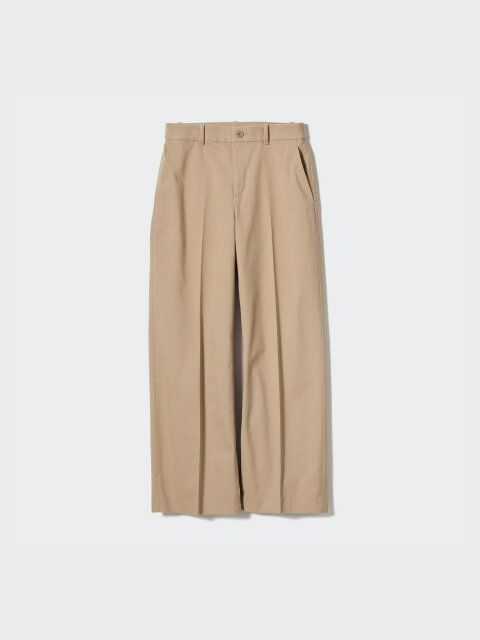 2024夏ユニクロレディースワイドチノパンツ