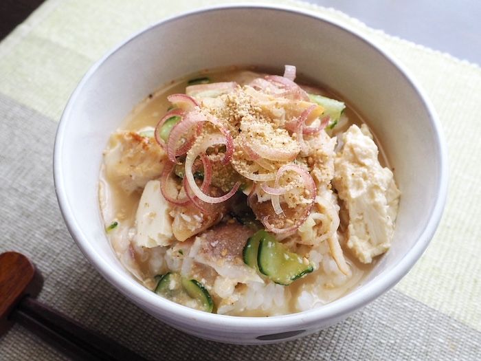 雑穀、はと麦入り冷汁