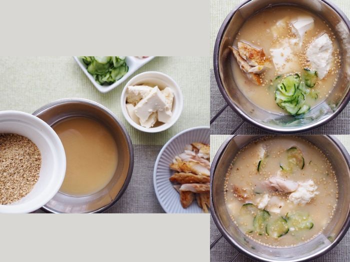 Aをボウルで混ぜる