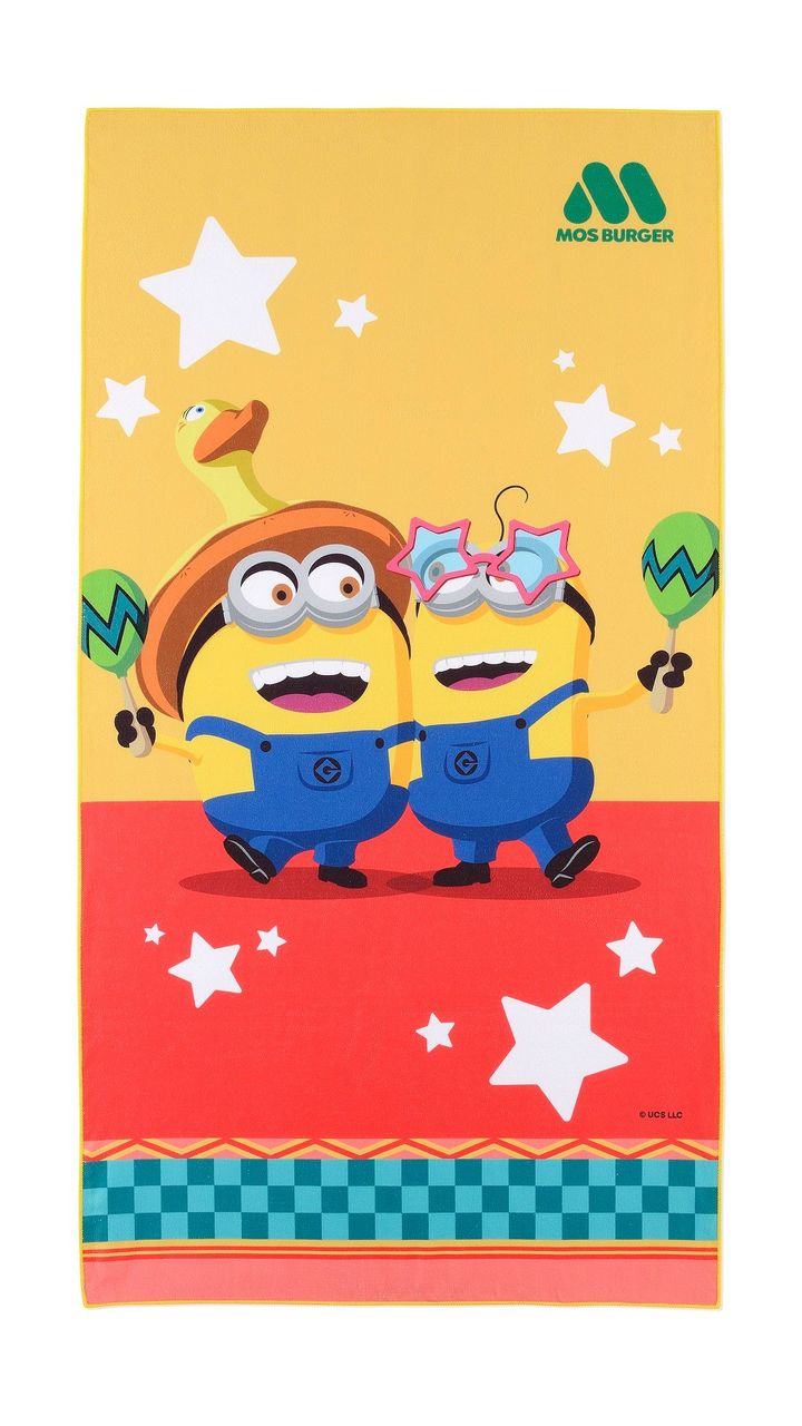 モスバーガー×映画「怪盗グルーのミニオン超変身」サマーラッキーバッグのビーチタオル